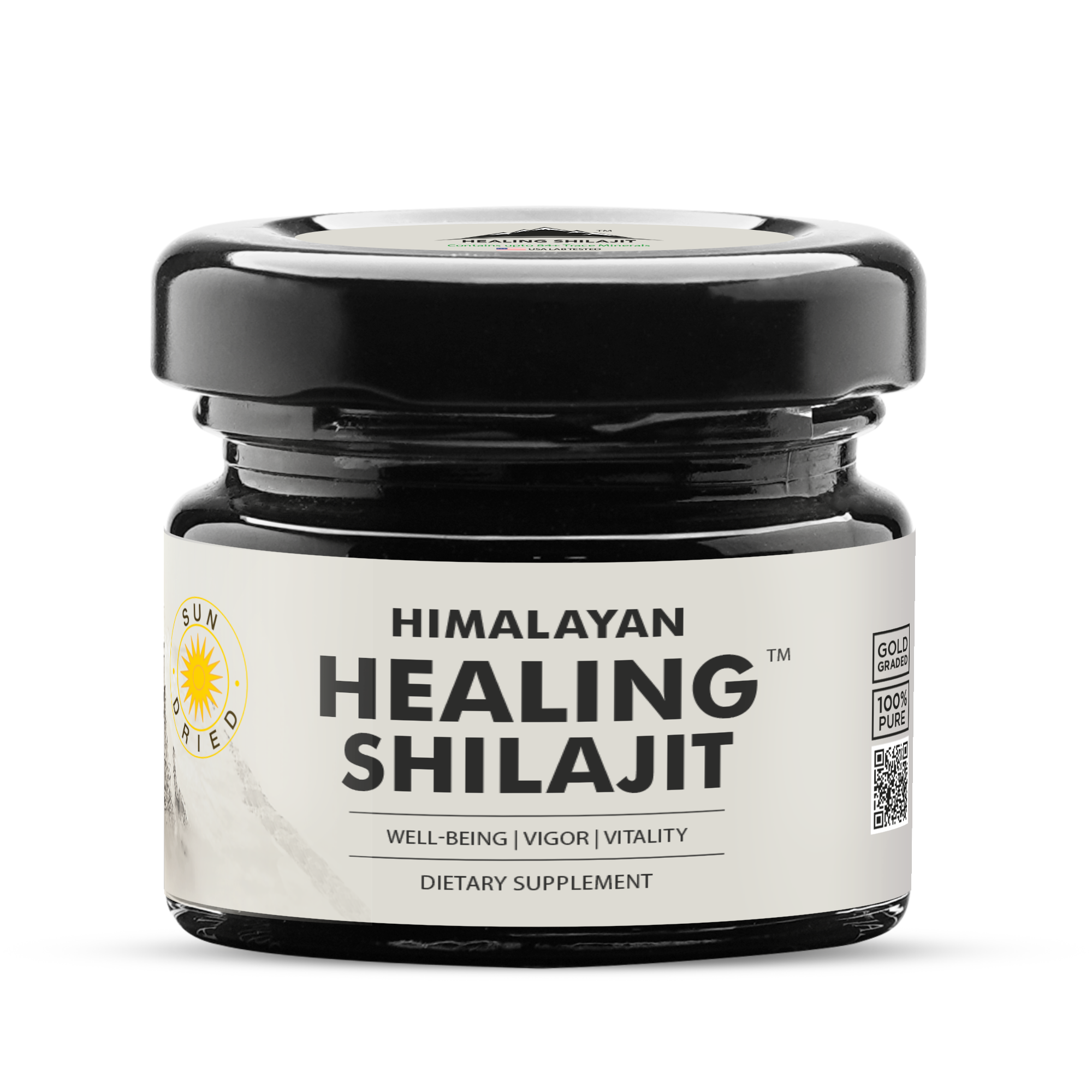 60g - White Healing Shilajit Resin | 80 Servings