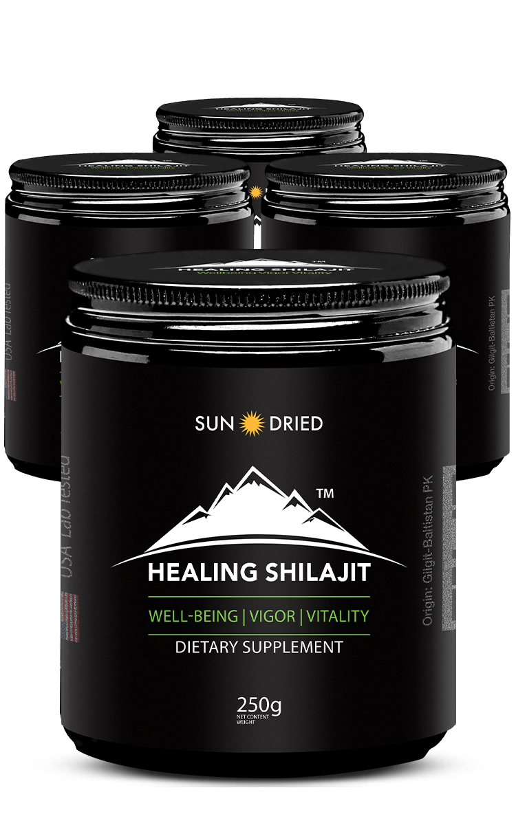 1000g (250g x 4) - Shilajit Resin | 2000 servings