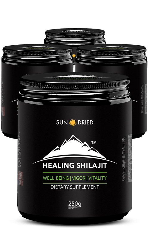 1000g (250g x 4) - Shilajit Resin | 2000 servings