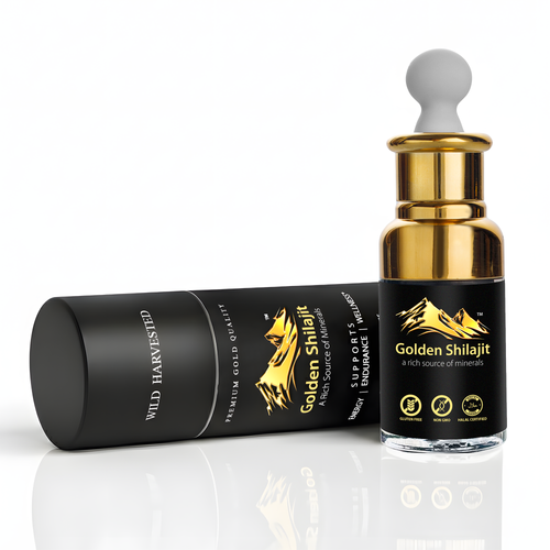 Golden Premium Shilajit Drops | 50 ML