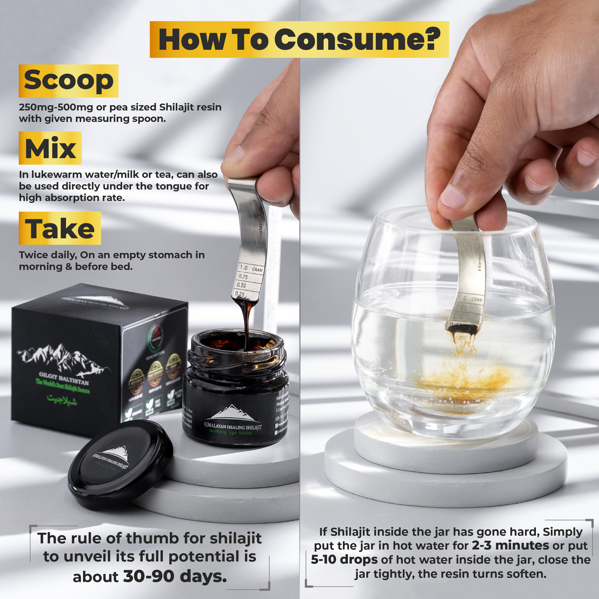 Shilajit Resin - 100g | 200 servings