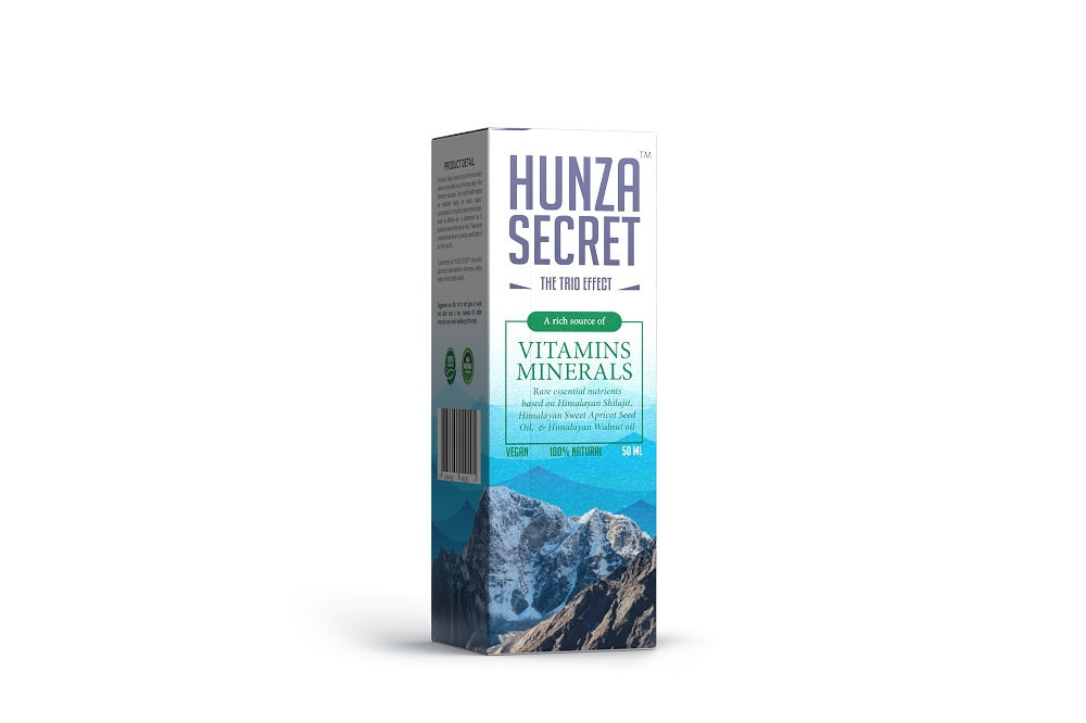 100% Natural Mineral Hunza secret